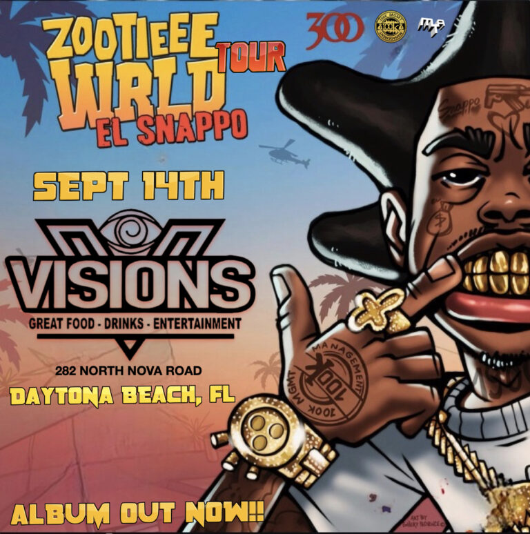 EL SNAPPO peforming in Daytona Beach, FL September 14 at Visions Night Club