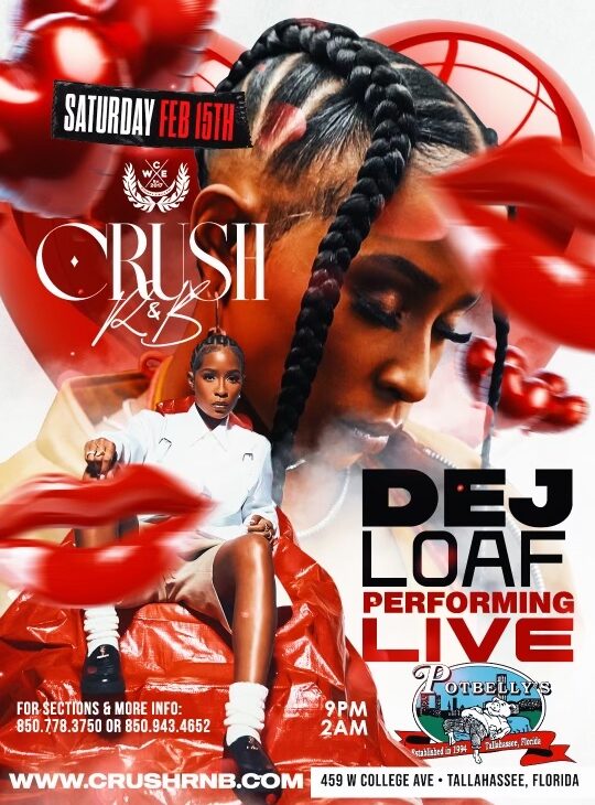 DEJ LOAF: LIVE IN CONCERT FEB 15 POTBELLYS IN TALLAHASSEE, FL