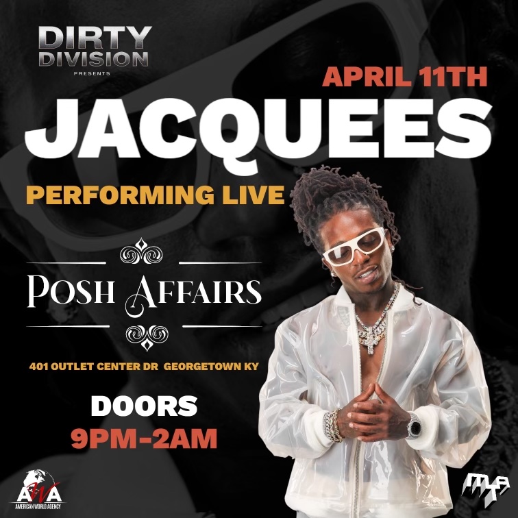 JACQUEES LIVE IN GEORGETOWN, KY AT POSH AFFAIRS – APRIL 11!