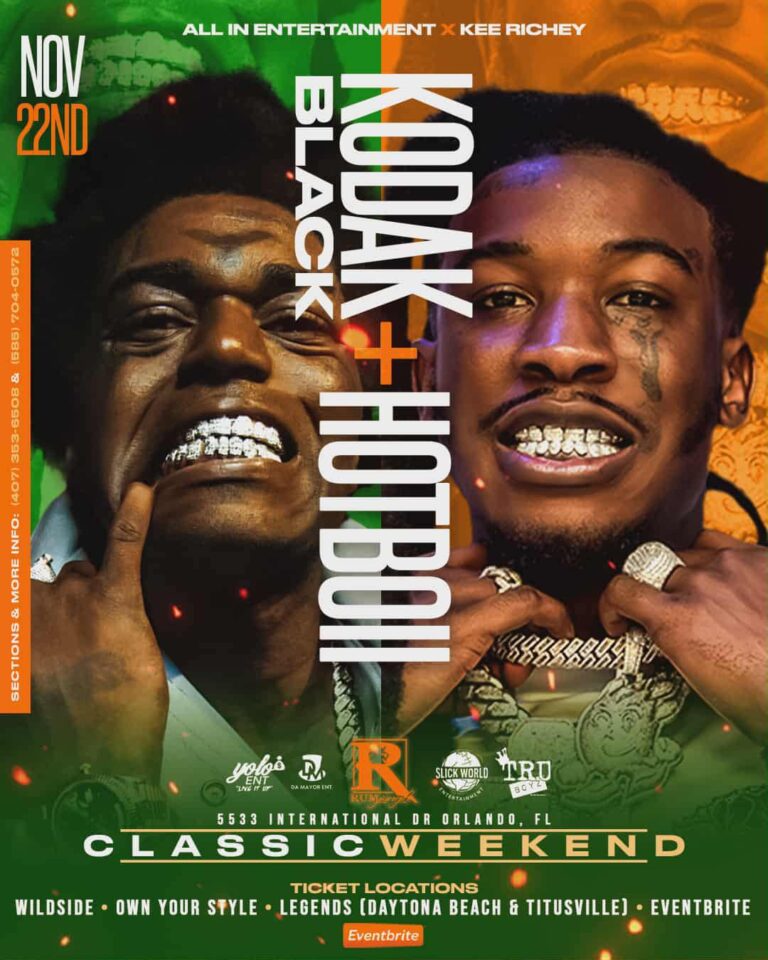 KODAK BLACK + HOTBOII FL Classic Takeover Nov 22