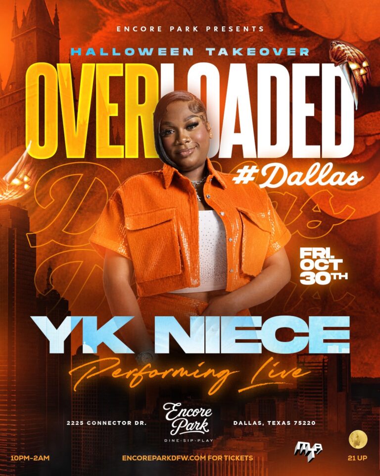 YK Niece Set to Perform Live at Encore Park in Dallas for Overloaded Halloween Takeover